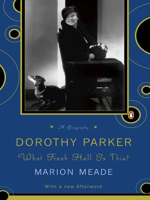 cover image of Dorothy Parker